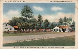 New England Camp Brunswick, GA Postcard Postcard Postcard