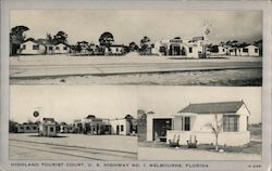 Highland Tourist Court Melbourne, FL Postcard Postcard Postcard