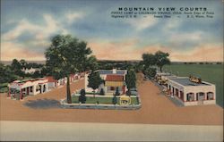 Mountain View COurts Postcard
