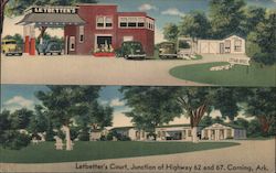 Letbetter's Court Corning, AR Postcard Postcard Postcard
