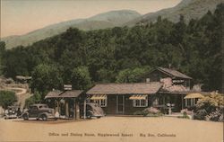 Office and Dining Room, Ripplewood Resort Postcard