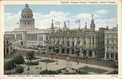 Central Park, Opera House Postcard