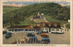Bill's Place, Pa. Has the Smallest Post Office in the U.S. Breezewood, PA Postcard Postcard Postcard