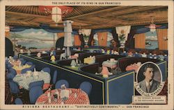Riviera Restaurant Postcard