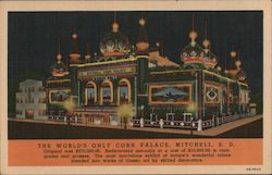 The World's Only Corn Palace Mitchell, SD Postcard Postcard Postcard