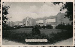 East Mauch Chunk High School Postcard