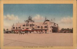 View of Municipal Airport Postcard