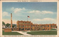 Home of Smith Brothers' Black and Menthol Cough Drops and Triple Action Cough Syrup Postcard
