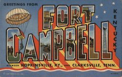 Greetings From Fort Campbell, Kentucky Postcard Postcard Postcard