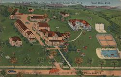 The Woodbine Hotel - An Ideal Summer and Winter Resort - Kosher - Beautiful Location Postcard