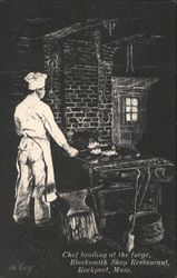 The Blacksmith Shop Restaurant Postcard