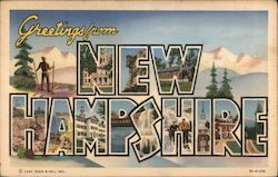 Greetings From New Hampshire Postcard