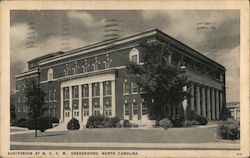 Auditorium at N.C.C.W., Greensboro, North Carolina Postcard Postcard Postcard