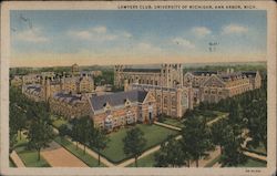 Lawyers Club, University of Michigan Postcard