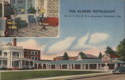 The Aldred Hotelcourt Statesboro, GA Postcard Postcard Postcard