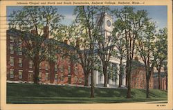 Johnson Chapel and North and South Dormitories Postcard