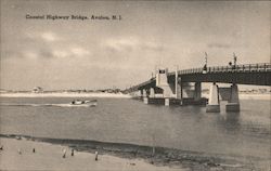 Coastal Highway Bridge Avalon, NJ Postcard Postcard Postcard