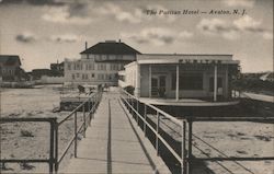 The Puritan Hotel Avalon, NJ Postcard Postcard Postcard