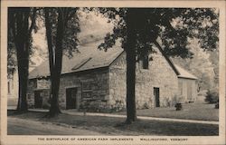 The Birthplace of American Farm Impletments Postcard