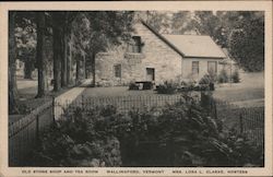 Old Stone Shop and Tea Room Wallingford, VT Postcard Postcard Postcard