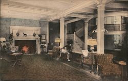 Woodstock Inn - The Lobby Postcard