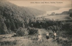 Aloha Manor, Lake Morey Fairlee, VT Postcard Postcard Postcard