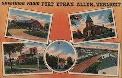Greetings from Fort Ethan Allen Postcard