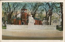 Soldiers and Sailors Memorial Postcard