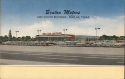 Bruton Motors - 1802 South Buckner - Desoto Plymouth Dealer Dallas, TX Postcard Postcard Postcard