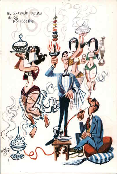 El Shashilik Kebab La Rotisserie Comic, Funny