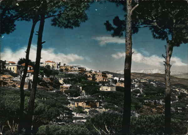 General View Brummana Lebanon Middle East