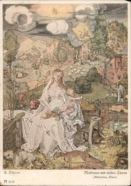 Madonna With the Many Animals, Albrecht Dürer Art