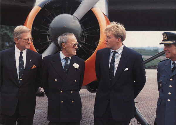 Departure of Willem Alexander as a pilot at Soesterberg Netherlands