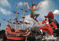 Euro Disney Peter Pan Paris France