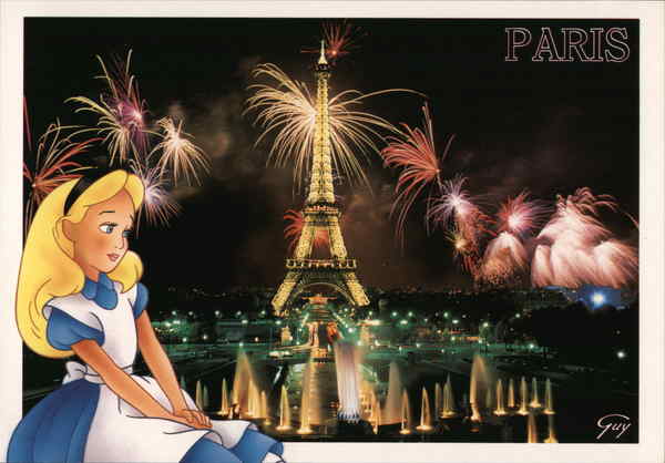 Euro Disney The Eiffel Tower Paris France