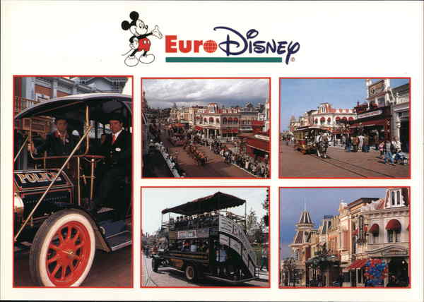 Euro Disney Main Street, USA Paris France