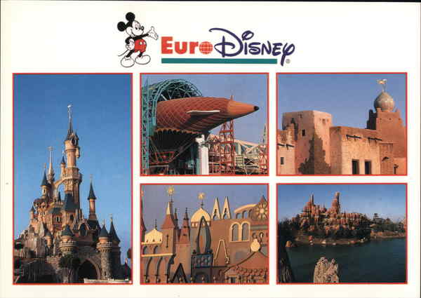 Euro Disney Views Paris france