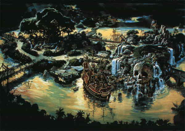 Euro Disney AdventureLand Adventure Isle Paris France