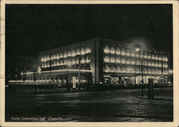 Nazi-Era Chemnitz - Hotel Chemnitzer Hof Germany
