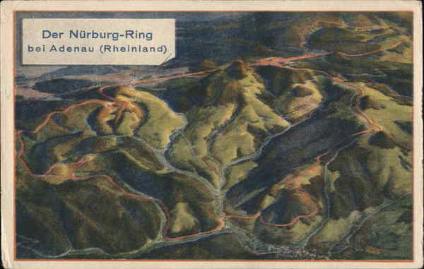 Nazi-Era Der Nurburg-Ring bei Adenau (Rheinland) Germany