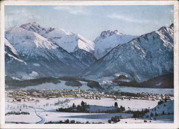 Nazi-Era Oberstdorf in the Allgäu Alps Germany