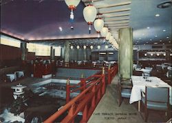 Cafe Terrace, Imperial Hotel, Tokyo Japan Postcard Postcard Postcard
