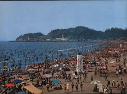 Yuigahama Bathing Beach Kamakura, Japan Postcard Postcard Postcard