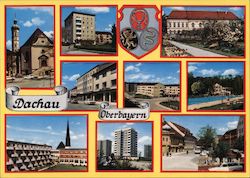 Dachau - City views Germany Postcard Postcard Postcard