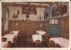 Munich - Cafe Weichand - Ludwig Thoma Stüberl Postcard