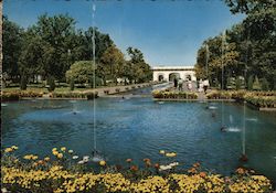 Shama Garden, Lahore, Pakistan Postcard