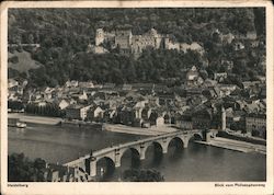 Heidelberg - View from Philosophenweg Postcard