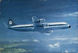 KLM's Lockheed prop-jet Electra II Postcard