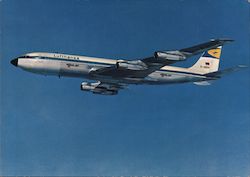 Lufthansa Intercontinental-Jet Boeing 707 Germany Postcard Postcard Postcard