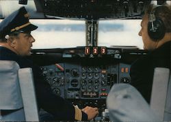 Lufthansa, Cockpit, Europa Jet Postcard